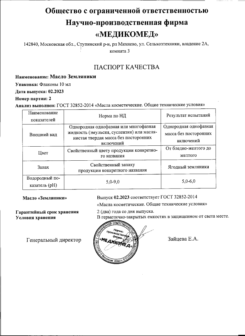 Паспорт №022023